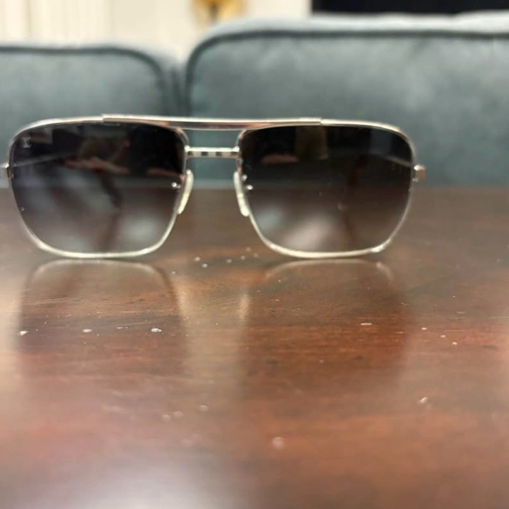 LOUIS VUITTON Damier Attitude  Mens Sunglass LV Authentic